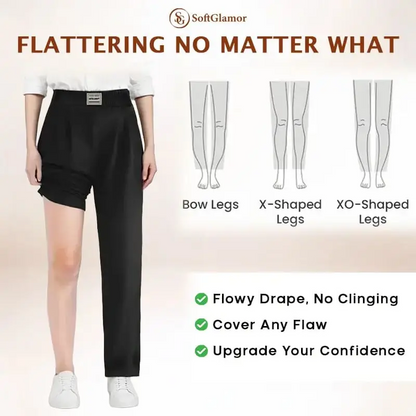 SoftGlamor - LETZTER TAG SALE 70% RABATT - Damen Ultraweiche perfekt fallende Schlupfhose