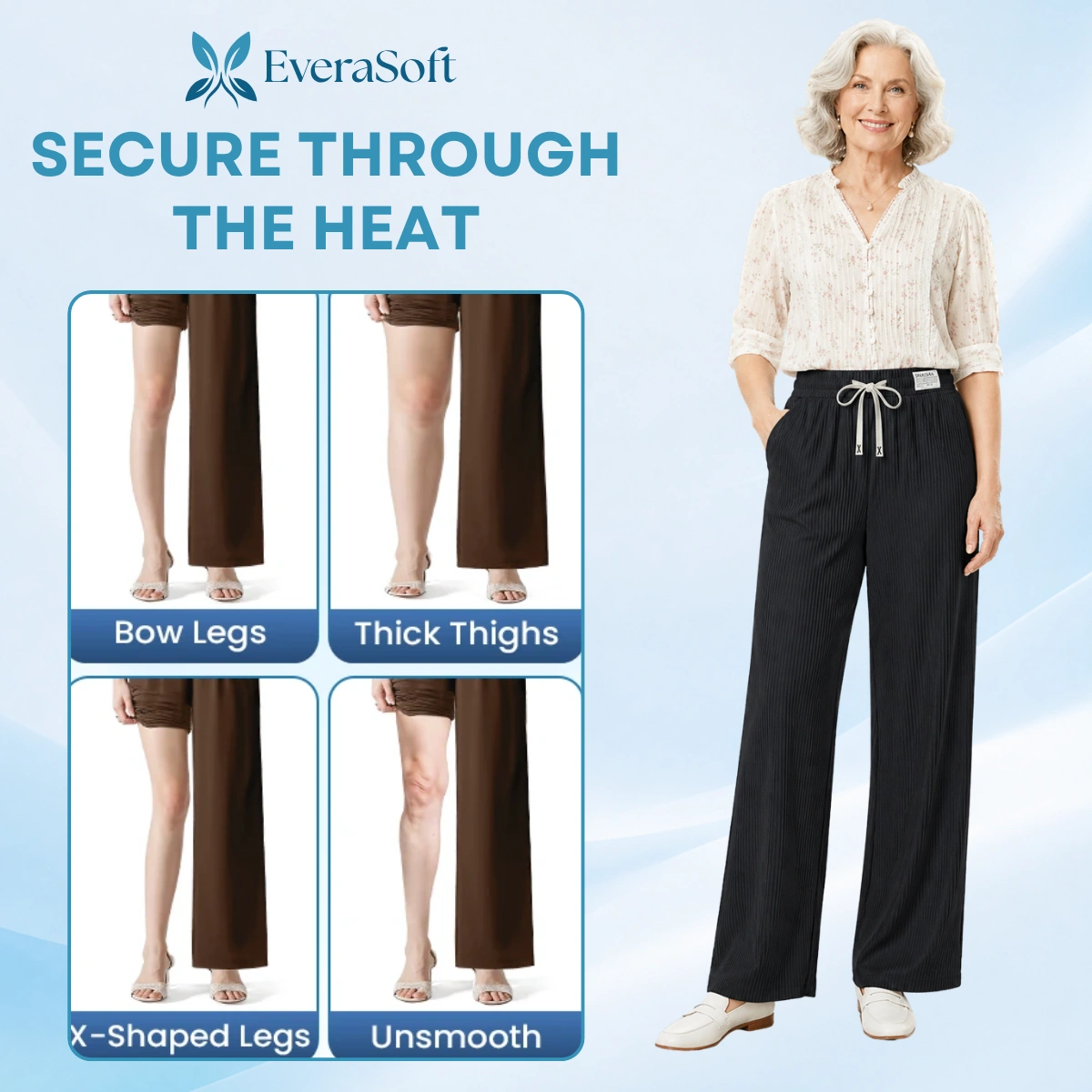 EveraSoft – LETZTER TAG 70 % RABATT – Damen Ultraweiche Perfect Drape Pull-On Hose
