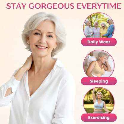 Soft Bloomy - LETZTER TAG 70% RABATT | Einfacher Vorderverschluss Baumwoll-Komfort-Shaping-BH für Senioren