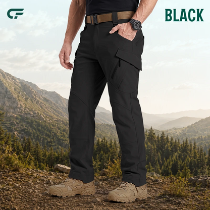 FlexCamo – Herren-Taktikhose, wasserdicht, 9 Taschen, Straight Fit