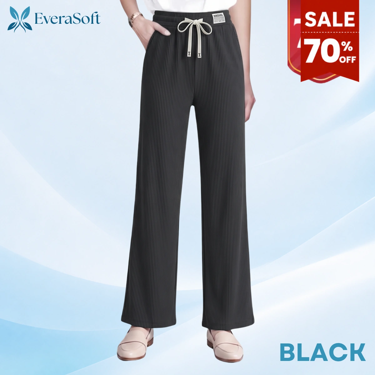 EveraSoft – LETZTER TAG 70 % RABATT – Damen Ultraweiche Perfect Drape Pull-On Hose