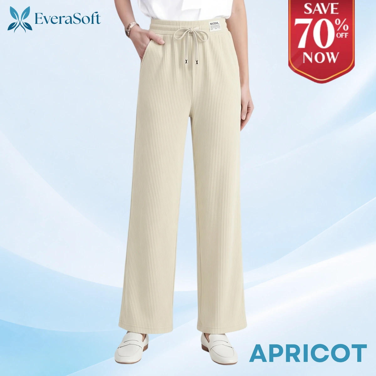 EveraSoft – LETZTER TAG 70 % RABATT – Damen Ultraweiche Perfect Drape Pull-On Hose