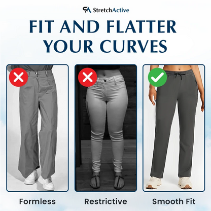 StretchActive – Ultraweiche, lässige Stretchhose für Damen mit perfektem Fall