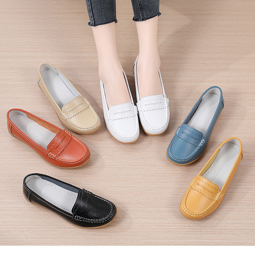 🔥60% OFF🔥 Women's Comfortable Orthopedic Loafers – Elegant Leather Slip-Ons