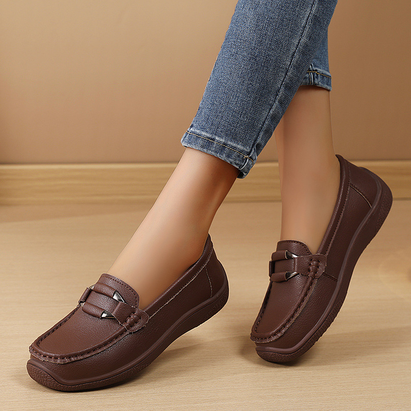 🔥60% OFF🔥 Women's Orthopedic Loafers – Comfortable Leather Slip-On Shoes