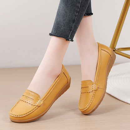 🔥60% OFF🔥 Women's Comfortable Orthopedic Loafers – Elegant Leather Slip-Ons