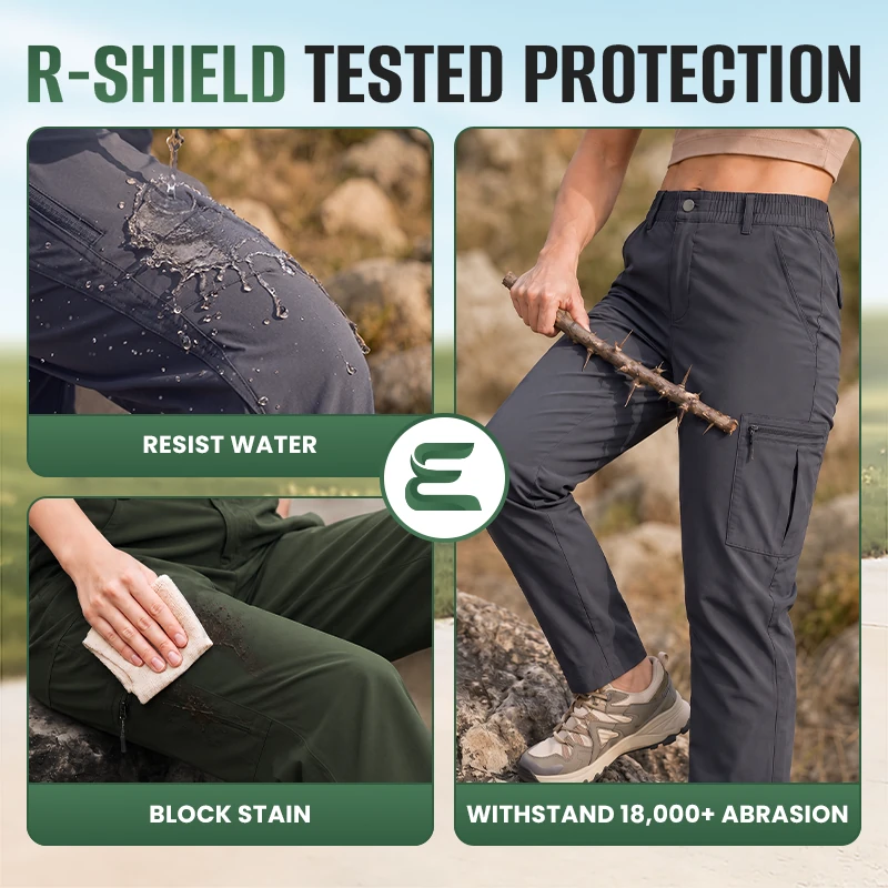 EltaFlex - Women's Lightweight Stretch Everyday Cargo Pants