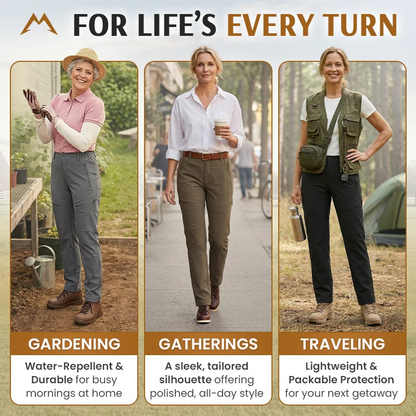 FlexLaria - Women's Stretch Outdoor Utility Cargo Pants