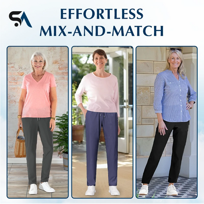 StretchActive – Ultraweiche, lässige Stretchhose für Damen mit perfektem Fall