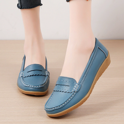 🔥60% OFF🔥 Women's Comfortable Orthopedic Loafers – Elegant Leather Slip-Ons