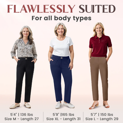 SoftyGrace - High Rise Silky Soft Pull-on Comfort Pants