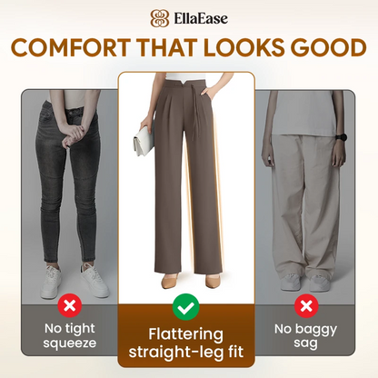 EllaEase - LAST DAY 70% OFF - Super Soft Stretch Straight-leg Comfort Pants