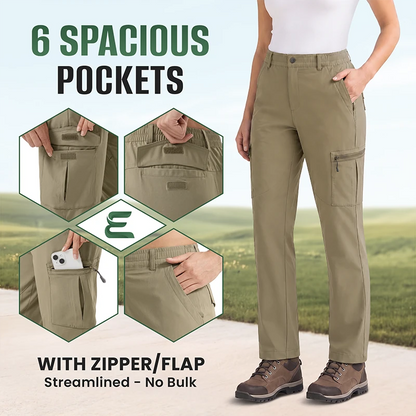 EltaFlex - Women's Lightweight Stretch Everyday Cargo Pants