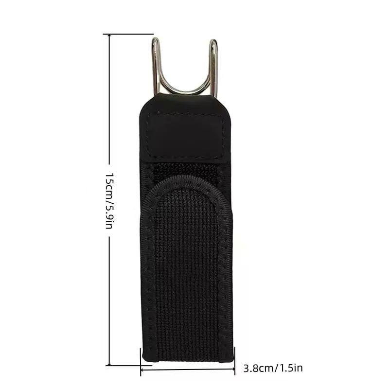 2er-Set taktischer elastischer Gürtel mit Metallhaken