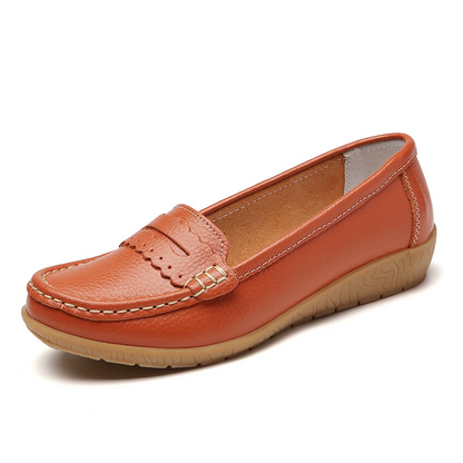 🔥60% OFF🔥 Women's Comfortable Orthopedic Loafers – Elegant Leather Slip-Ons
