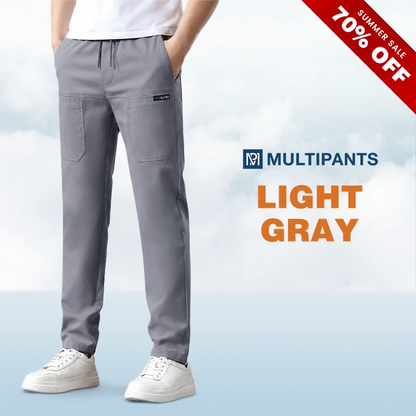 MultiPants – 70 % RABATT – Hochelastische, strapazierfähige Cargohose mit mehreren Taschen